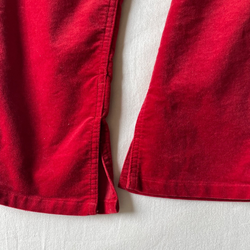Banana Republic Red Velvet Slim Pants - Picture 5 of 7